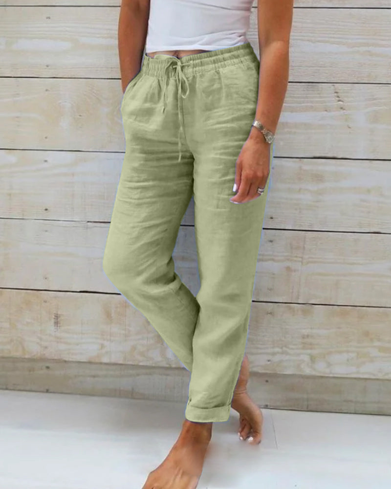 Isla™ | Relaxed Fit Linen Pants