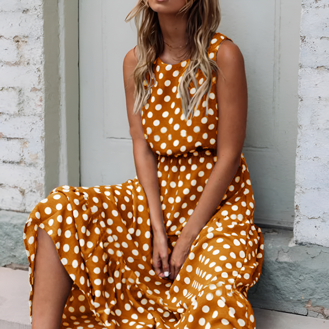 Nadja | Elegant Dress With Polka Dots