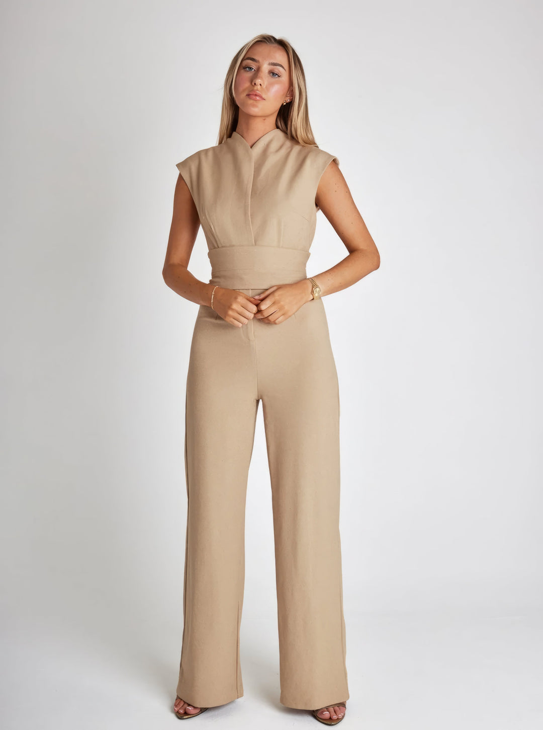 YVANA™ - SLEEVELESS JUMPSUIT