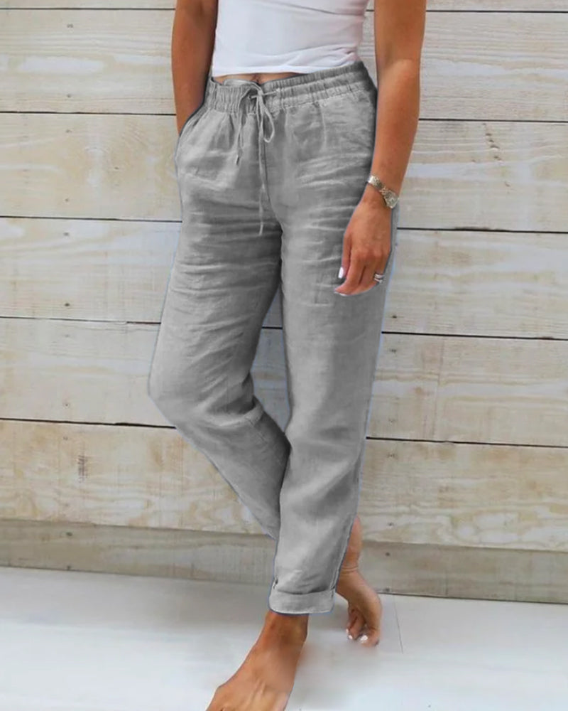 Isla™ | Relaxed Fit Linen Pants