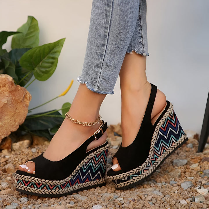 Zelina™ - Boho Wedge Sandals